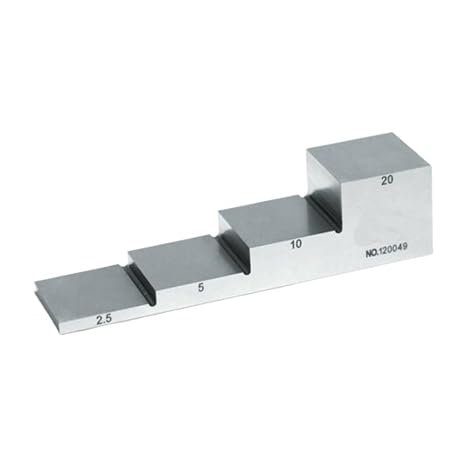 Thickness Calibration Block 4 step test block 2.5-5- 10-20mm 304 stainless steel /1018 steel Calibration Block(1018 steel)