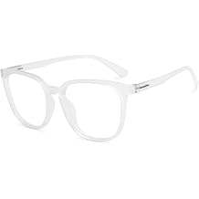 | Zero Power Blue Cut & Antiglare Computer Eyeglasses | Sqaure For Men & Women | Large | LB E13740