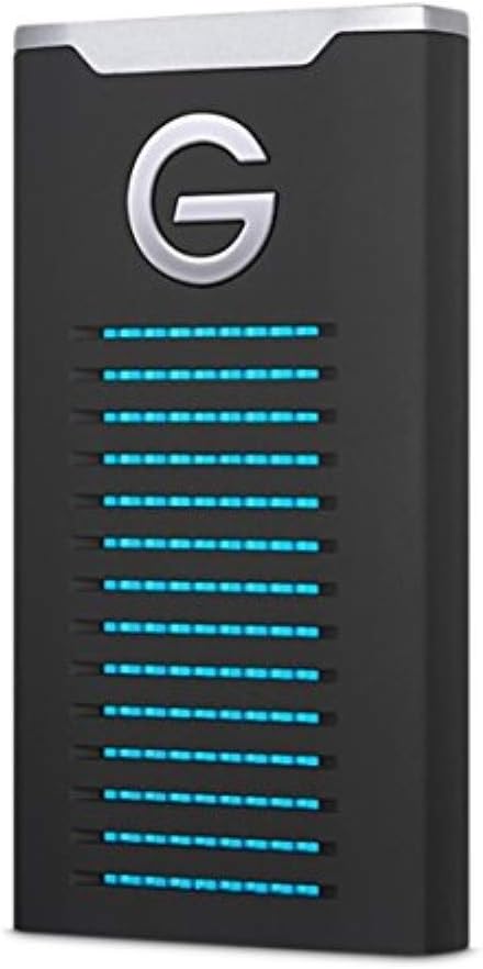 G-Technology (HGST), 1TB (1000GB) G-Drive Mobile SSD R Series Storage USB 3.1 (Gen 2) Waterproof/Dustproof