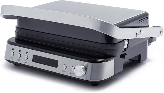 Ceramic Nonstick 3-in-1 Grill, Griddle & Waffle Maker | Stainless Steel