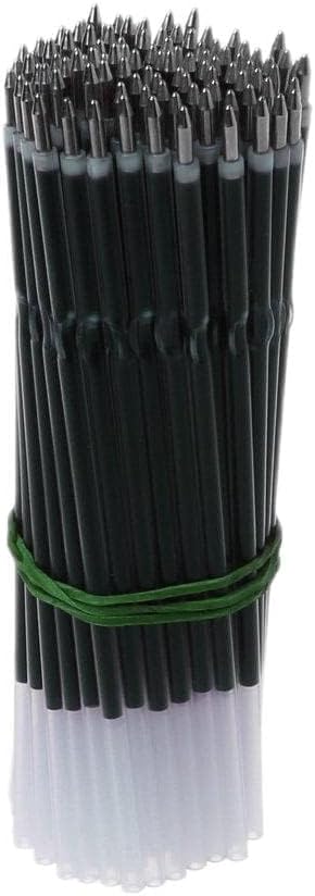 100 Pieces 0.7mm Ballpoint Pen Refill Black Blue Red Stationery School Office Supply Black