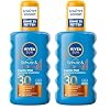 NIVEA SUN Protection & Tan Sun Spray SPF 30 Sun Cream with Pro Melanin Extract for an Even Tan Instant Sun Protection with UVA/UVB Filter System (200ml) (Pack of 2)