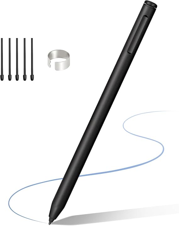 Magnetic Stylus Pen for Remarkable 2 Pen with Eraser, Digital Replacement Pen for Remarkable 2 Stylus Alternative Marker Plus, 4096 Pressure Sensitivity, Palm Rejection, Tilt Support with 5 Pen Tips