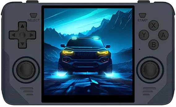 Powkiddy RGB30 Handheld Retro Game Console Built-in 20,000 Games 16+128G 4 Inch Display Open Source System, RK3566 Chip, Support 5G WiFi (Blue)