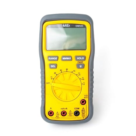 Uei Test Instruments Digital Multimeter,1000V DM505-1 Each