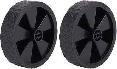 2 Pieces Cart Wheel Luggage Wheel Easy to Use for Utility Folding Wagon Cart Spare Parts Moving Trolley Caster Wheels, 5inch 151g