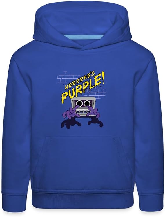 Rainbow Friends - Here's Purple! Hoodie (Kids)