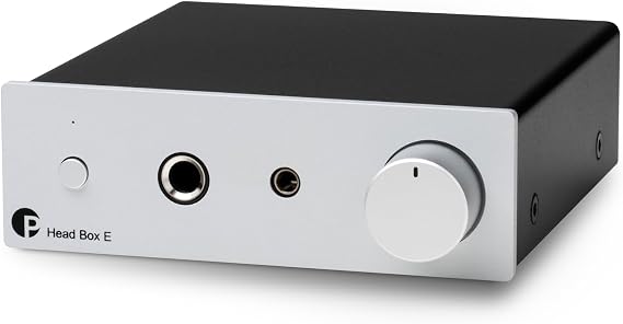 Pro-Ject Head Box E Micro High End Headphone Amplifier (Silver)