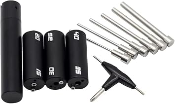 1.5-4.0MM Single Heating Wire Clapton Wire Winding Coil Jig Kits with 6 Different Diameters Tightly Wrapped Coil Rebuild Tools