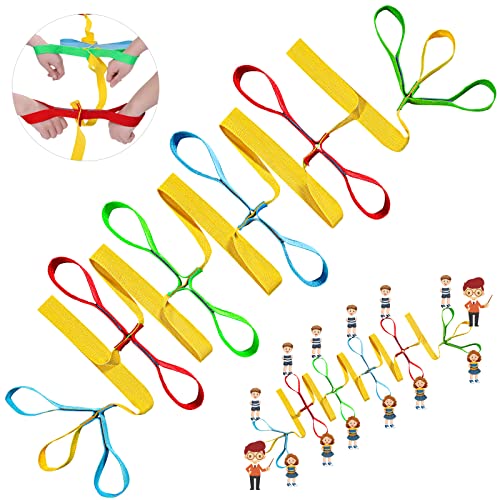 Preschool Walking Rope with Handles Children Safety Walking Rope Preschool Walk in Line Ropes Fits up to 12 Children 2 Teachers for Toddlers Kids Daycare Preschool Walk Guides