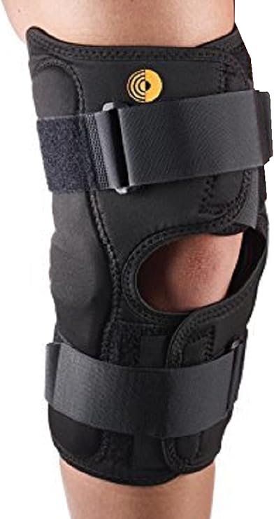 Corflex CoolTex Anterior Closure Wrap Around Hinged Knee Brace-2XL - Open Popliteal