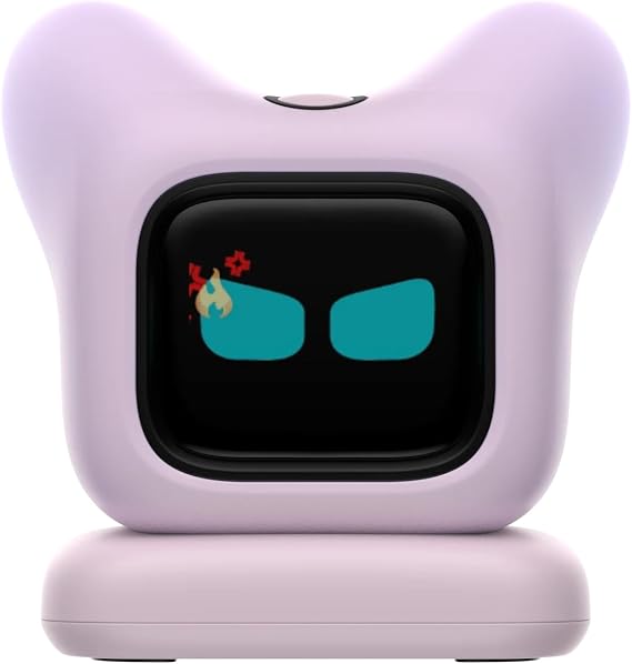 AI Chatbot Robot | Voice Control,Smart Electronic Pet,Companion with Emotional Interaction,Interactive Desk Robot Gift (Pink)