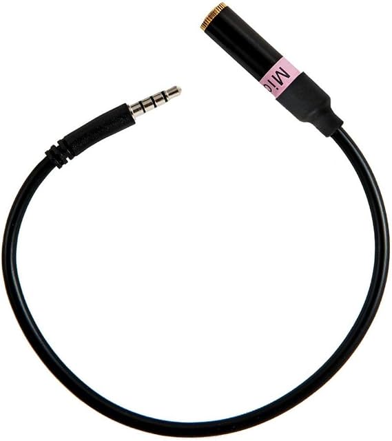 External Dynamic Mic (with Batteries) to iPhone Adapter (iPhone-Mic-Dynamic)