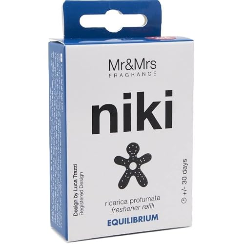 Refill for Niki Car Air Freshener Fragrance Long Lasting 30 Days Uses Alcohol-Free Fragrance Oil Non-Toxic Plastic and EVA Material Eucalyptus
