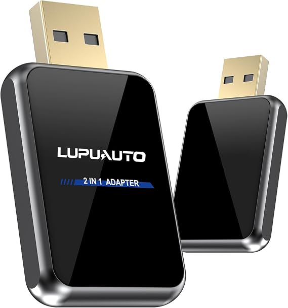 2026 Wireless Carplay & Android Auto Adapter 2-in-1 Plug & Play