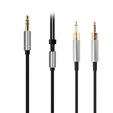 3.5mm to 2.5mm 6N OCC Upgrade Audio Cable 4.8ft Compatible with Senns HD700 Headphones