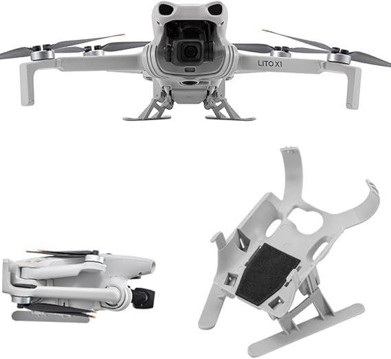 Coyktonty Lito X1 ランディングギア DJI Lito X1/Lito 1ドローンアクセサリー用 ランディングレッグプロテクター 拡張折りたたみ式足