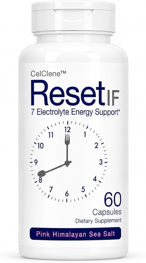 ResetIF, 7 Electrolytes, Methyl B12 & Methly Folate, Green Tea & Green Coffee Extracts, B Complex, Zinc, 72 Trace Minerals