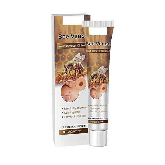 Bee Venom Skin Treatment Cream, Fast-Acting Bee Venom Cream, Face Cream Moisturiser, for All Skin Types