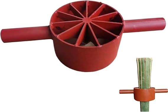 Bamboo splitter, fast bamboo splitting machine, bamboo slicer, manual bamboo splitting tool (2-26 cuts) welded from steel, bamboo splitting tool(11knives)