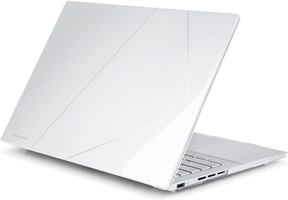 Batianda Crystal Clear Case for ASUS ZenBook 14 OLED 2024 2025 | Fits Model UX3405M / UX3405C / UM3406, Transparent Hard Shell Laptop Cover, Ultra Thin Anti-Scratch Protective Skin