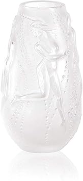 Lalique Crystal Nymphes Bud Vase Clear