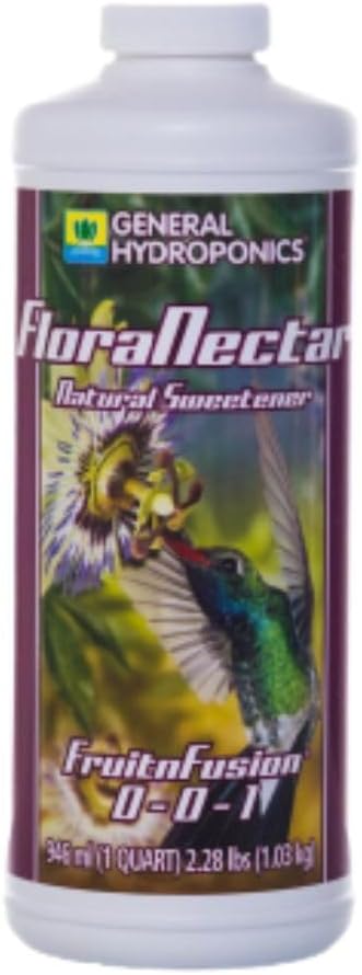 General Hydroponics Flora Nectar Fruit-n-Fusion Sweetener Fertilizer, 1-Quart