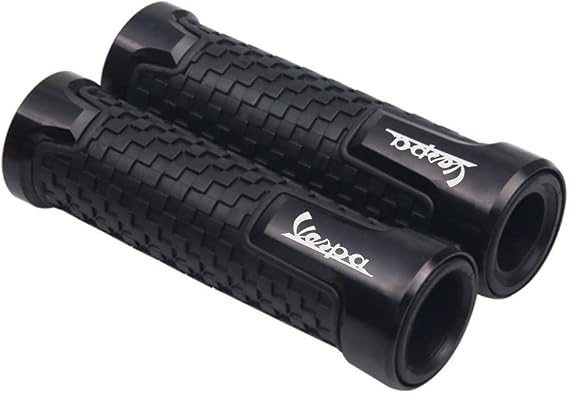 Motorcycle 22mm Handlebar Grips Compatible with Scooter Vespa LX GT GTS GTV 300 250 125 200 Sprint 150 S150 LX150 LXV150 PRIMAVERA 150 (Black)