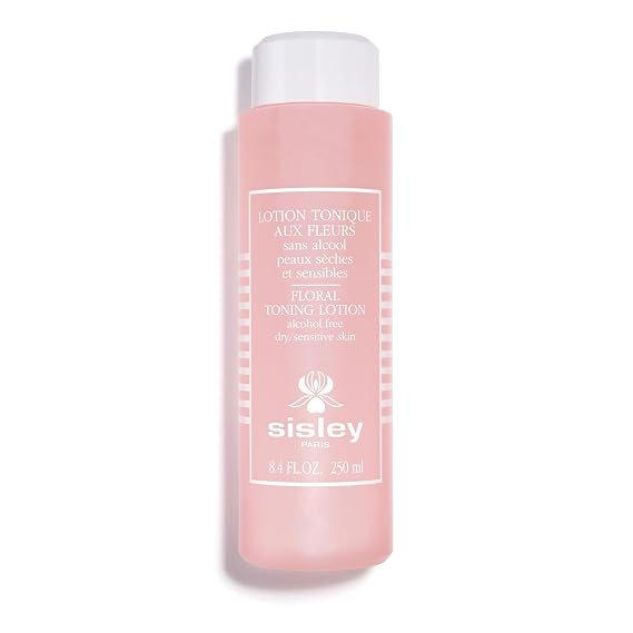 Sisley Paris Floral Toning Lotion - 250 mL - Cleanses, Tones & Soothes Skin for Daily Skin Care Regimen - for Dry and Sensitive Skin