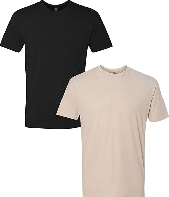 Next Level N6210 T-Shirt 2-Pack SML-BlackCream