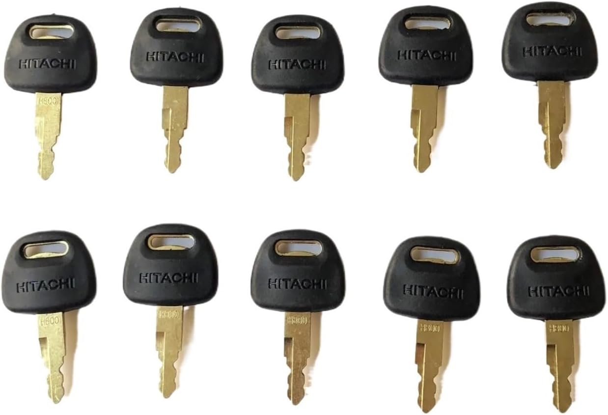 10PCS H800 Excavator Ignition Key fit for Hitachi Zax ZAXIS Grab BU0028 ZAX60 ZAX70