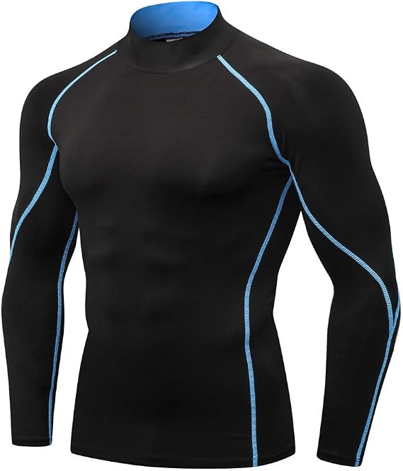 Workout Shirts for Men 2023 Outdoor Fashion Long Sleeve Solid Fitness Running T Shirts Quick Dry Athletic Shirt