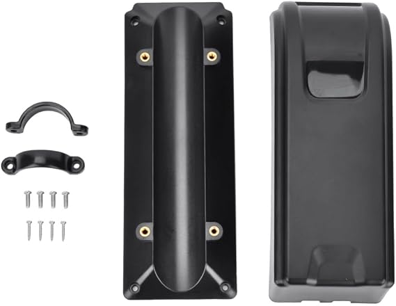Controller Box Shockproof Case for 17A 20A 22A Lithium Battery Fit for E-Bikes & Scooters Black Plastic Enclosure with Mounting Kit(Black)