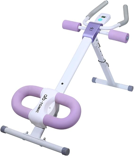 Foldable Core Abdominal Trainer, AB Workout Machine Exercise Equipment, LCD Display, Ab Strength Training Equipment for Home Gym Fitness