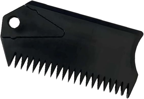 Surfboard Waxs Comb with Keychains Hole Surfboard Waxs Remove Comb with Fin for Water Sports Surfing Accessories Nonslip Candlewax Collector