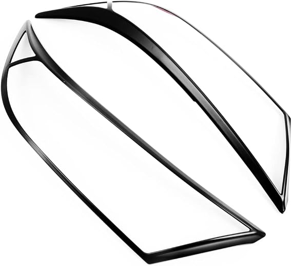Kadore for 2019-2020 2021 2022 Toyota RAV4 Headlight Lamps Cover Trim Black Matte 2-pc