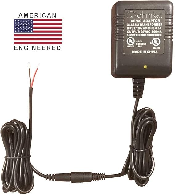 Video Doorbell Power Supply - Compatible with PRO Video Doorbell - Needs No Existing Wiring - Transformer, Adapter, Power Kit & Supply All in One (Black)