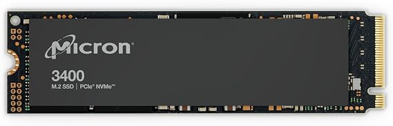 Micron 3400 512 GB Solid State Drive - M.2 2280 Internal - PCI Express NVMe [PCI Express NVMe 4.0]