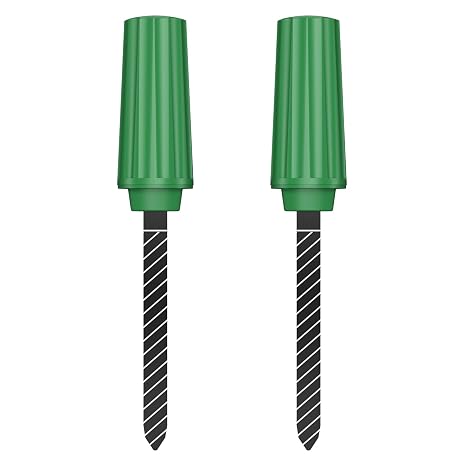 THIRDREALITY Smart Soil Moisture Sensor 2Pack,Zigbee hub Needed,Capacitive Probe,Moisture/Temperature Meter for Garden Planting,Compatible with Homey,Hubitat, SmartThings,Home Assistant
