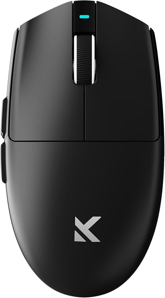 MCHOSE G3 V2 Wireless Gaming Mouse, Symmetrical, PAW3311, 12K DPI, Tri-Mode Connection, Wireless/Wired 1K Polling, 59g Weight, 800mAh Battery - Black