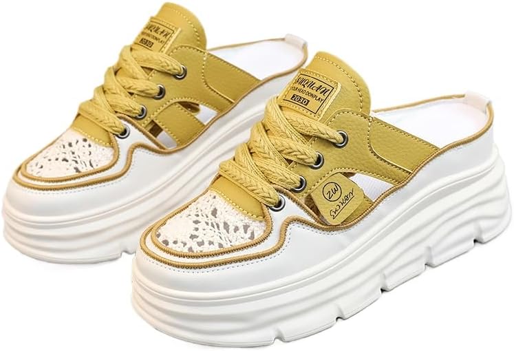 Breathable Women's Shoes Summer Hollow Thick Sole Large Size Inner Height Increase Woven Surface Casual Shoes Fashion Women's Sandals