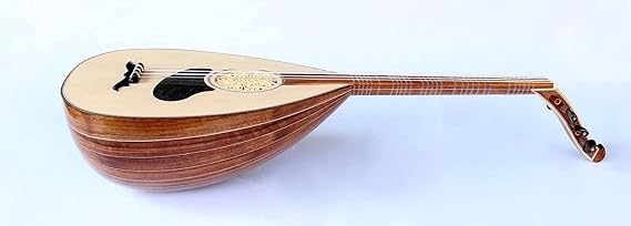 Turkish Professional Walnut Louta Lavta Oud String Instrument For Sale HSL-102