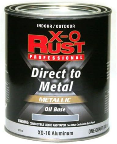 True Value XO10-QT Aluminum Premium X-O Rust Interior/Exterior Gloss Anti Rust Enamel 1 Quart