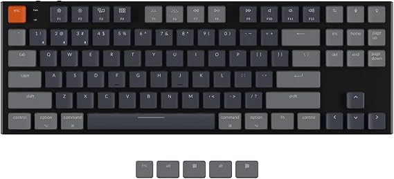 Keychron K1 Version 5 Mechanical Keyboard Numeric Keyless / US Layout