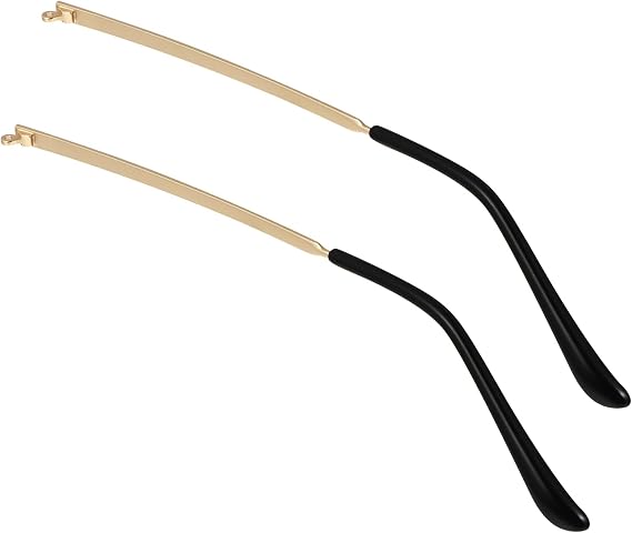 ULTECHNOVO Glasses Arm Replacement Metal Eyewear Frame Temple Sunglasses Arms Replacement for Reading Glasses Metal Reading Glasses Arms 5.51 X 1.18 X 0.07 in 1 Pair