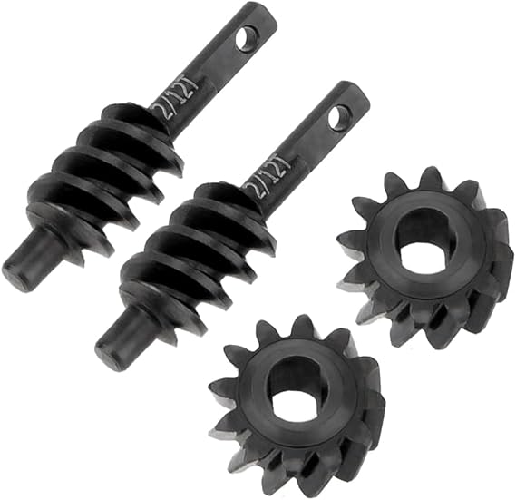 SCX30 RC Crawler Upgrade Parts- Worm Gear Set(2 Sets), for 1/30- SCX30 Differential 2/12T, Overdrive 33.3%