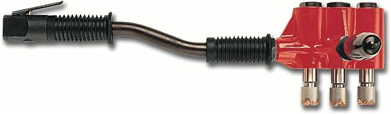 Chicago Pneumatic B23 - Air Piston Scaler,Triple Head, Stroke 1.04 in / 26.5 mm, Bore Diameter 1.06 in / 27 mm, 2800 Blow Per Minute, Heavy Duty, Welder Tool, Boat & Industrial Rust Removal
