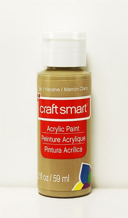 Craft Smart Acrylic Paint 2 Fl.oz. 1 Bottle Tan