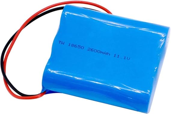 11.1v 2600mah 3s1p 18650 Rechargeable Lithium Ion Battery, with Ntc PCB and Connector
