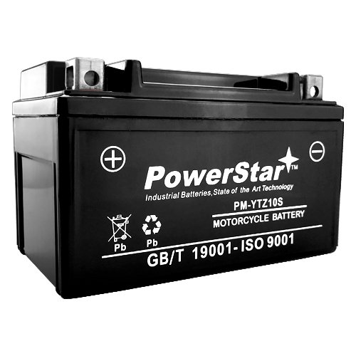 PowerStar Replacement YTZ10S Battery for Honda CBR 1000 RR 600RR F4i CB900F